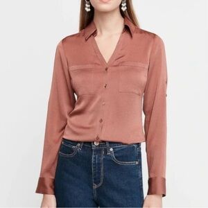 NWT Express Satin Slim Portofino